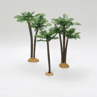 9-Inch-12-Inch 3 Pc Set Palm Tree For 7.5-Inch Scale Nativity Figure
