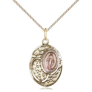 14kt Gold Filled Miraculous Medal Religious Jewelry