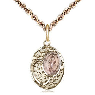 14kt Gold Miraculous Medal