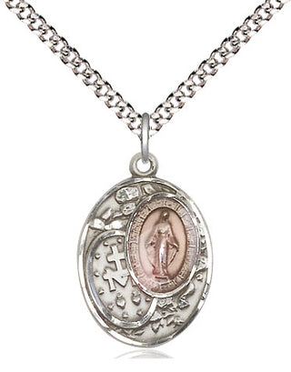 Sterling Silver Miraculous Medal Religious Jewelry