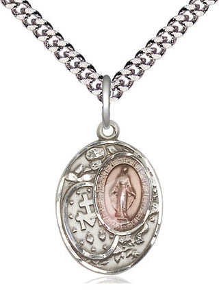 Sterling Silver Miraculous Medal Religious Jewelry