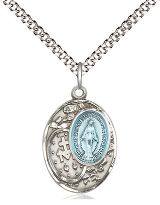 Pewter Miraculous Medal Religious Jewelry
