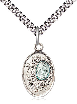 Sterling Silver Miraculous Medal Religious Jewelry