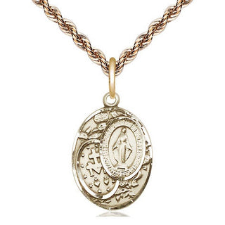 14kt Gold Filled Miraculous Medal Religious Jewelry