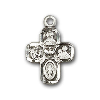 Sterling Silver 4-Way Pendant