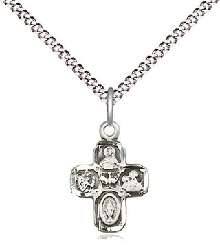 Sterling Silver 4-Way Pendant