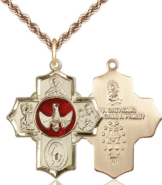 14kt Gold 5-Way Medal