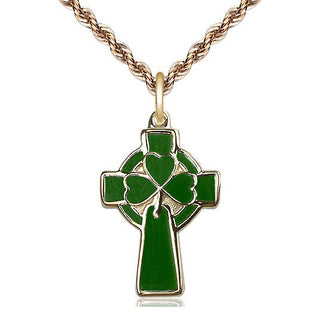 14kt Gold Celtic Cross Medal