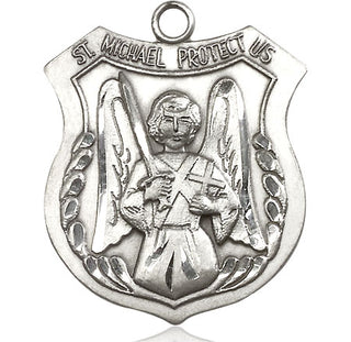 Pewter Saint Michael the Archangel Medal