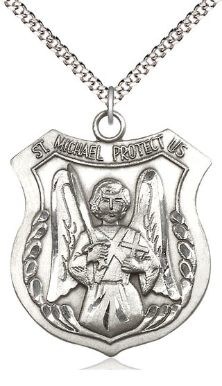 Pewter Saint Michael the Archangel Medal Catholic Jewelry