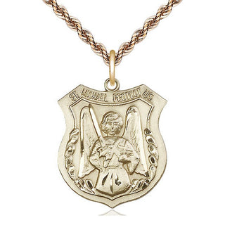14kt Gold Filled Saint Michael the Archangel Medal Catholic Jewelry