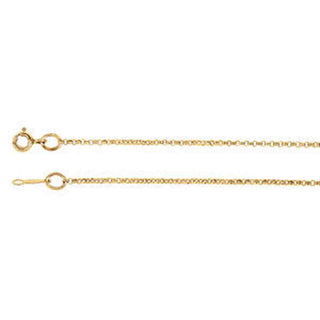 20-inch Rolo Chain with Spring Ring - 14K Yellow Gold