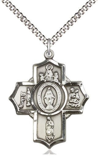 Pewter Apparitions Medal Catholic Jewelry