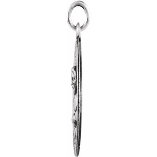 Sterling Silver 18 mm Round St. Mark Medal