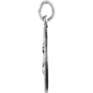 Sterling Silver 15 mm St. Lucy Medal  