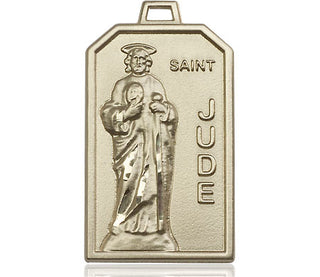 14kt Gold Filled Saint Jude Medal Engraved Catholic Saint Jewelry