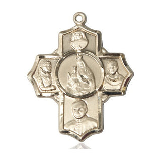 14kt Gold Polish 5-Way Medal
