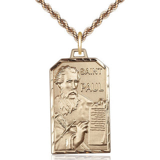 14kt Gold Filled Saint Paul the Apostle Medal Catholic Jewelry