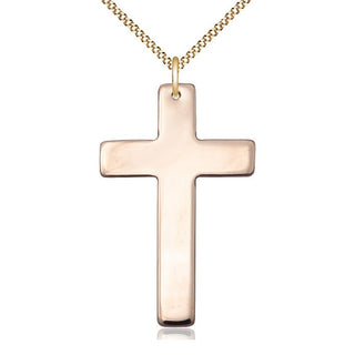14kt Gold Filled Cross Medal Catholic Jewelry