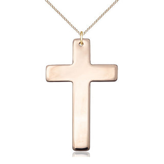14kt Gold Filled Cross Medal Catholic Jewelry