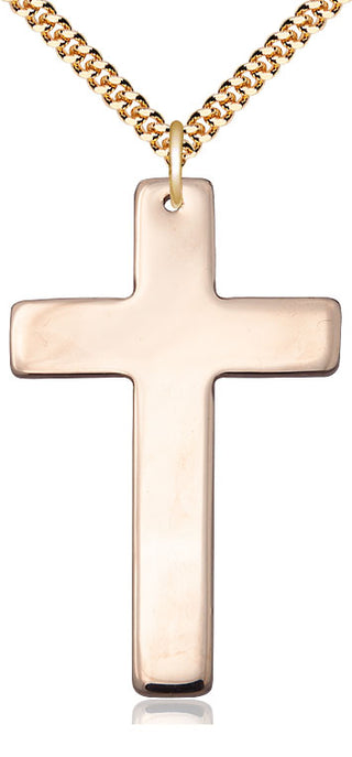 14kt Gold Filled Cross Medal Catholic Jewelry