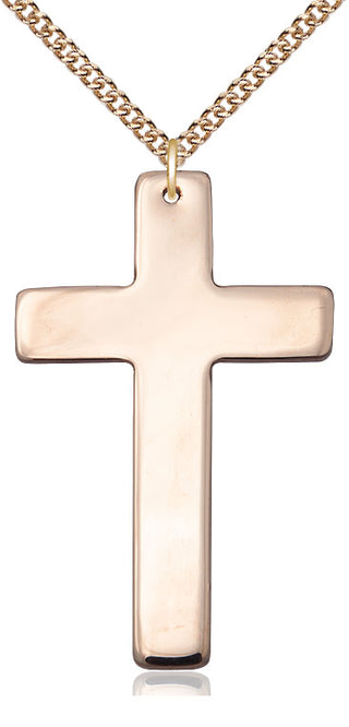 14kt Gold Filled Cross Medal Catholic Jewelry