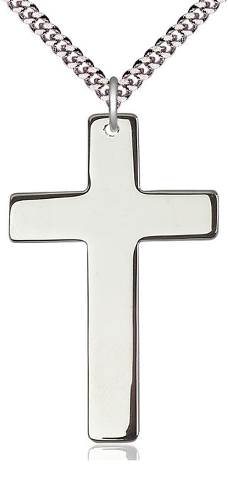 Sterling Silver Cross Medal Catholic Jewelry