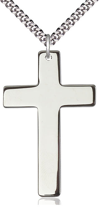 Sterling Silver Cross Medal Catholic Jewelry