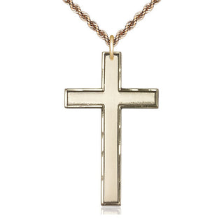 14kt Gold Cross Medal