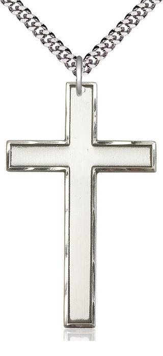Pewter Cross Medal Catholic Jewelry