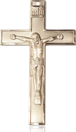 14kt Gold Crucifix Medal
