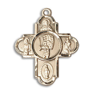 14kt Gold Filled 5-Way Baseball Medal