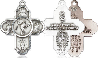 Pewter 5-Way Tennis Medal