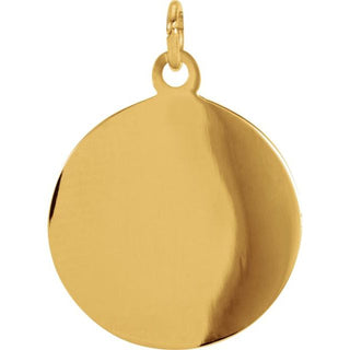 14K Yellow 15 mm St. Anthony Medal