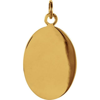 14K Yellow 15x11 mm St. Anthony of Padua Medal