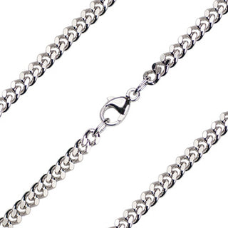 24-inch Sterling Silver Heavy Curb Chain