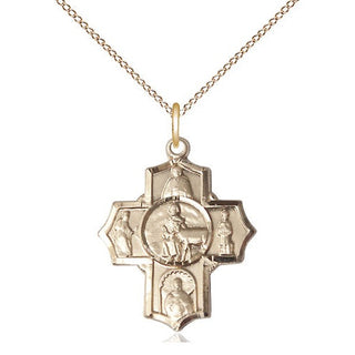 14kt Gold 5-Way Special Needs Medal