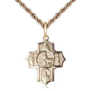 14kt Gold 5-Way Special Needs Medal