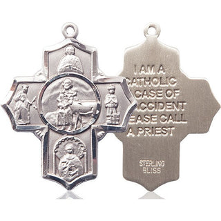 Sterling Silver 5-Way Special Needs Medal