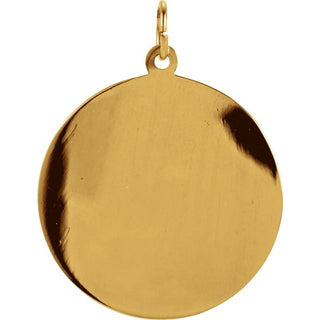14K Yellow 25 mm St. Anthony Medal