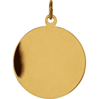 14K Yellow 18 mm St. Jude Thaddeus Medal
