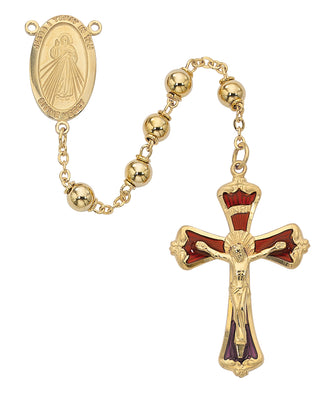 Gold Divine Mercy Rosary