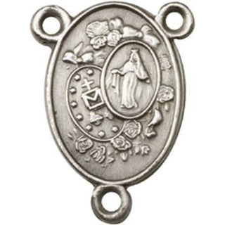 Silver Oxide Saint Michael the Archangel Rosary Center Rosary Center