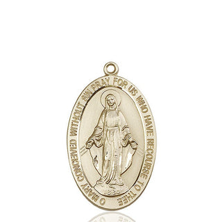 14kt Gold Miraculous Medal