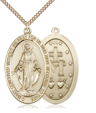 14kt Gold Miraculous Medal