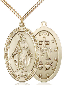 14kt Gold Miraculous Medal