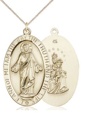 14kt Gold Scapular Medal