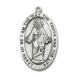 Sterling Silver Scapular Medal Catholic Jewelry