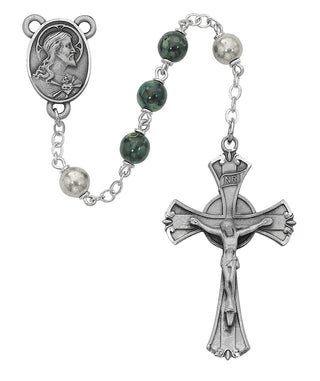 Green And Black Rosary