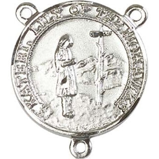 Silver Plate Saint Kateri Tekakwitha Rosary Center Rosary Center